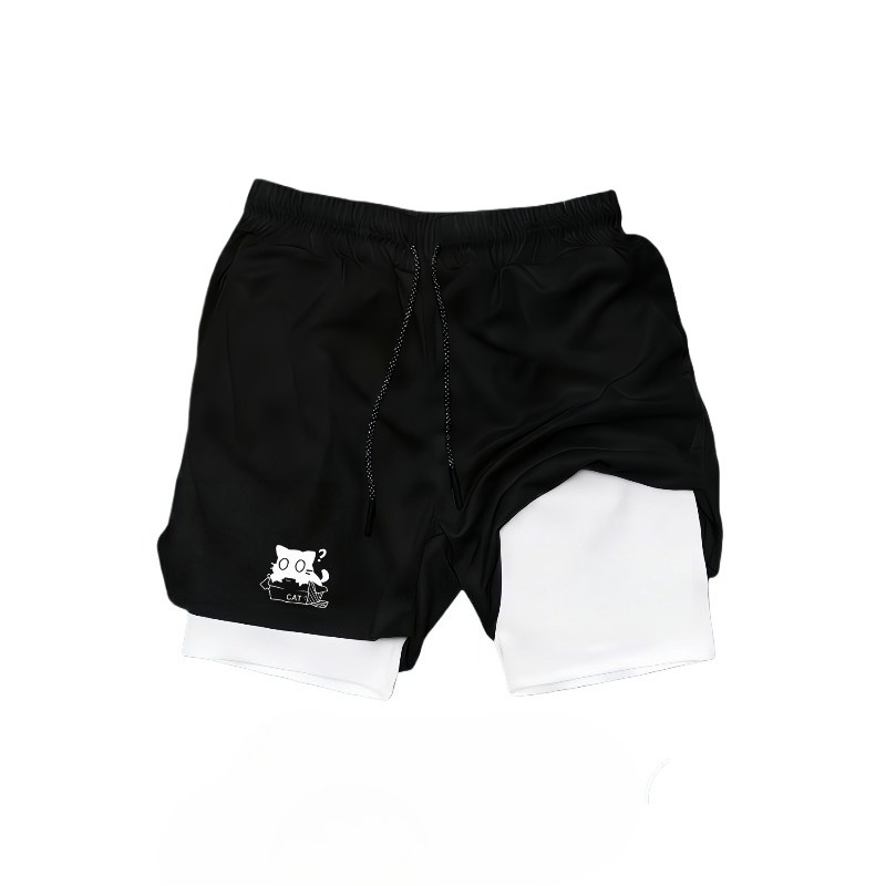Celana Pendek Olahraga 2-in-1  - Compression Shorts Athletes ulasan dan harga