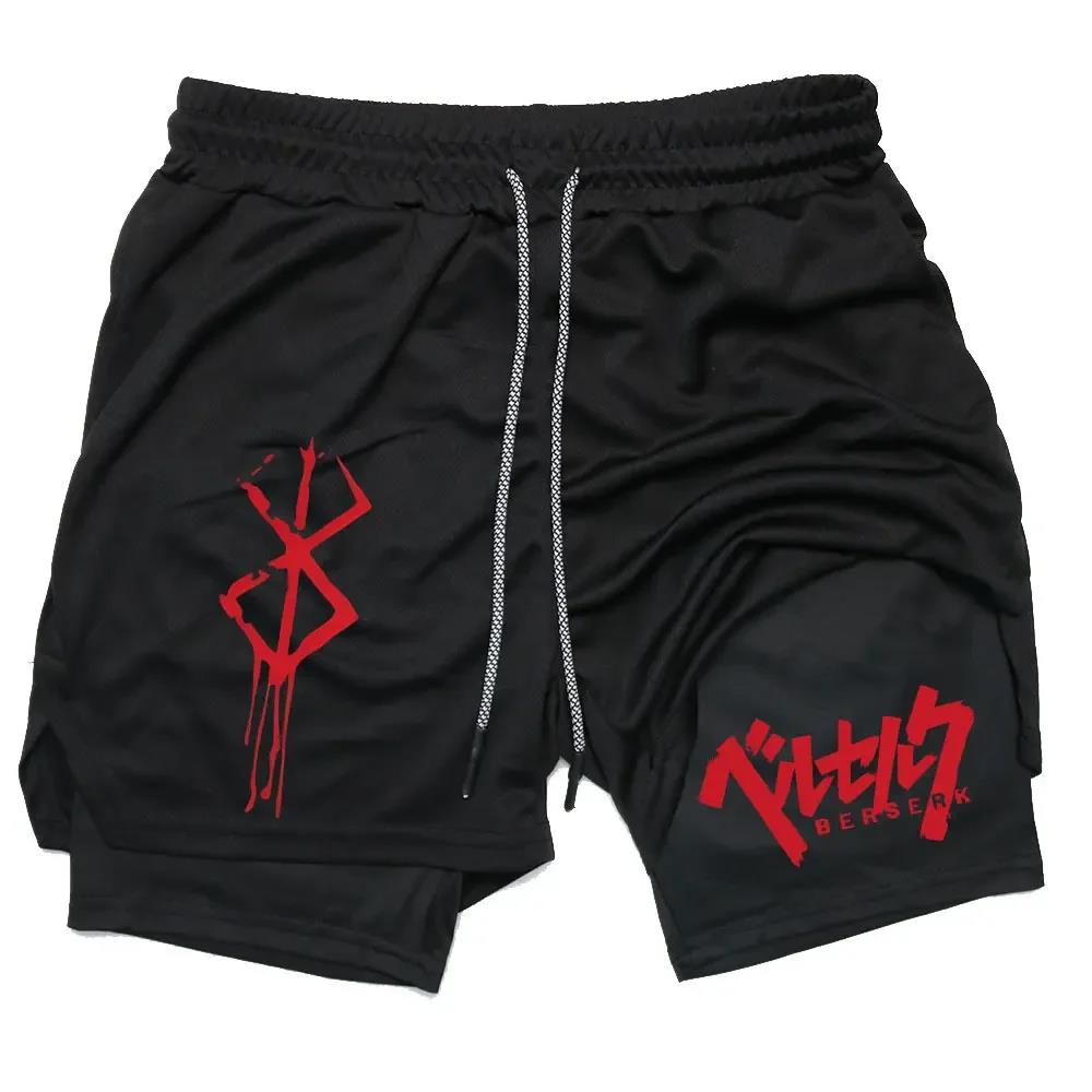 Celana Pendek Gym Anime Berser - Compression Shorts Athletes ulasan dan harga